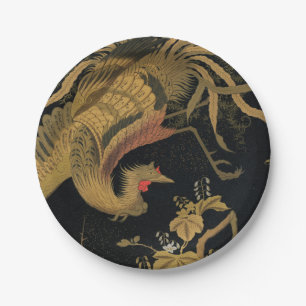 Assiettes En Carton Oiseau mythique Howo d'Audsley : Phénix japonais d