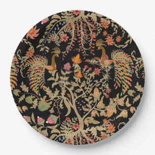 Assiettes En Carton Oiseaux du paradis