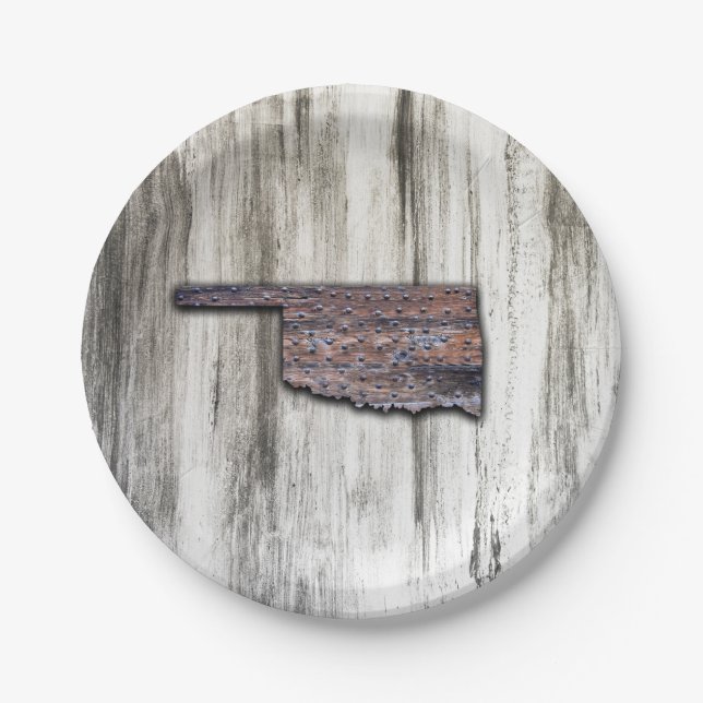 Assiettes En Carton Oklahoma Rivets (Devant)