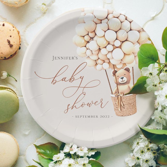 Assiettes En Carton On Peut Attendre ! Baby shower (Créateur téléchargé)