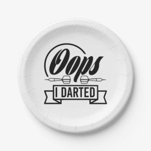 Assiettes En Carton Oops I Darted