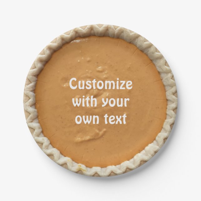 Assiettes En Carton Orange (Devant)