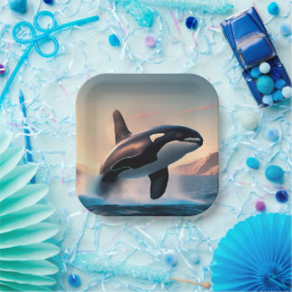 Assiettes En Carton Orca