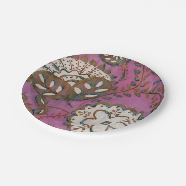 Assiettes En Carton Ornement radiant I (Angle)