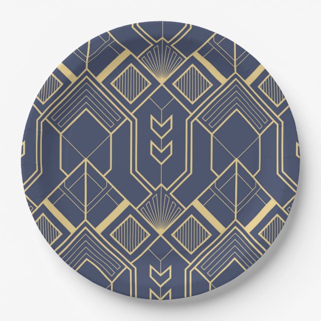 Assiettes En Carton Ornements de luxe 60 (Devant)