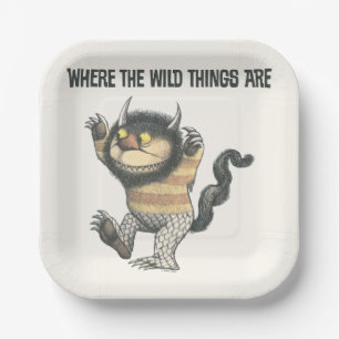 Assiettes En Carton Où sont les choses sauvages Wild Thing