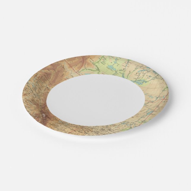 Assiettes En Carton Ouest canadien (Angle)