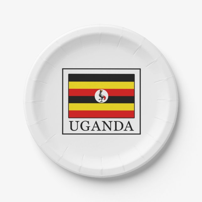 Assiettes En Carton Ouganda (Devant)