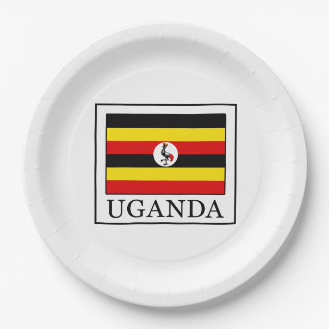 Assiettes En Carton Ouganda (Devant)