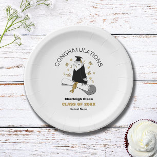 Assiettes En Carton Owl Preschool / Kindergarten Graduation Party