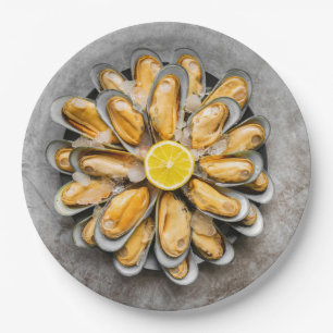 Assiettes En Carton Oyster Platter