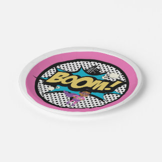 Assiettes En Carton P.J. Tuttles Supergirl, Plaques Papier 7" - AfroPu