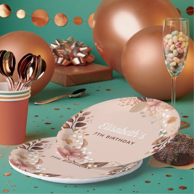 Assiettes En Carton Pajama Bohême Stwood Party Personnalisé (Multi)