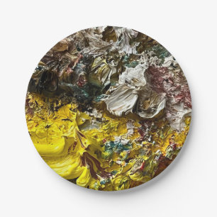 Assiettes En Carton Palette de l'artiste #1