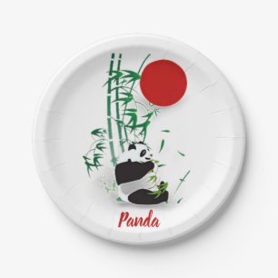 Assiettes En Carton Panda  