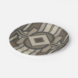 Assiettes En Carton Panneau Déco neutre II