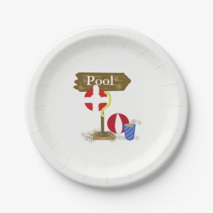 Assiettes En Carton Panneau Pool
