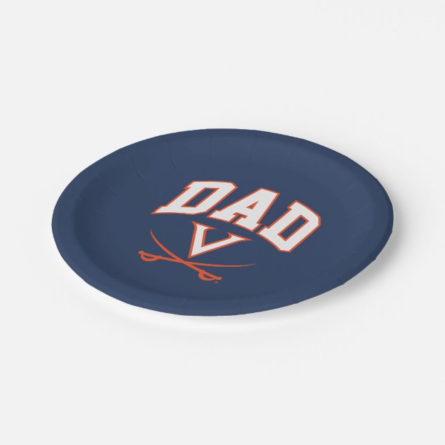 Assiettes En Carton Papa des Cavaliers de Virginie (Angle)