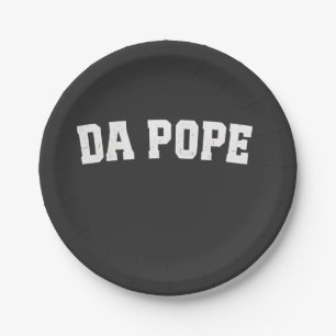 Assiettes En Carton Pape Léon XIV Église chrétienne Da Pope Da