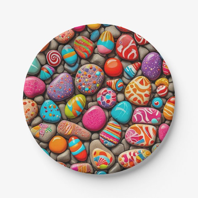 Assiettes En Carton Paper Plate 7" (Devant)