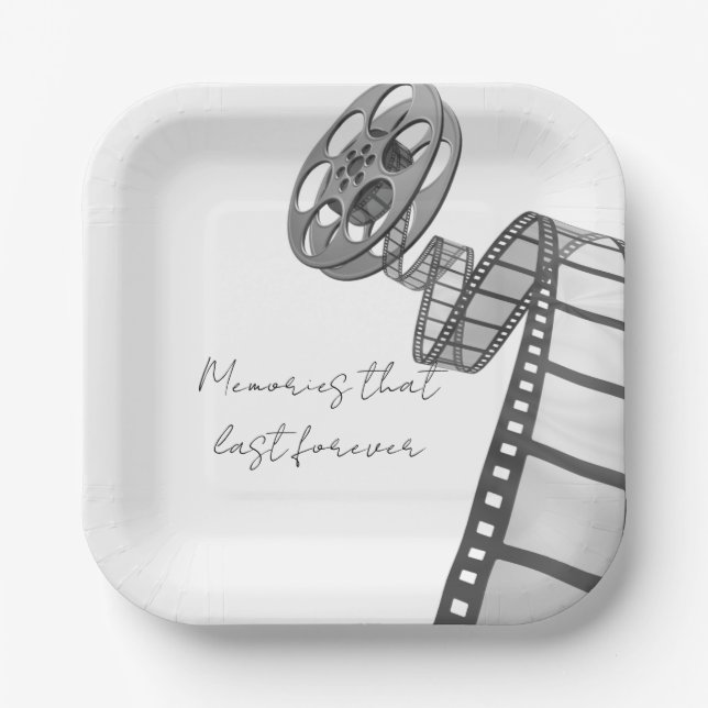 Assiettes En Carton Paper plate of memories (Recto)