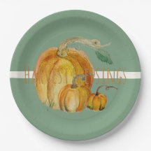 Paper Plates: Harvest Blessings