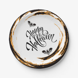 Assiettes En Carton Papier Halloween 
