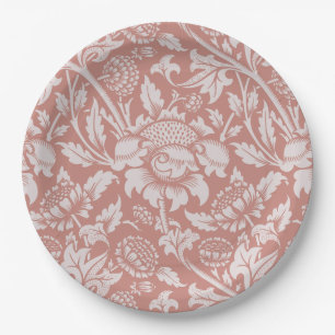 ASSIETTES EN CARTON PAPIER NAPKIN : WILLIAM MORRIS : FLORAL