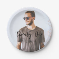 Papier personnalisé avec lettrage pinceau pour fêt