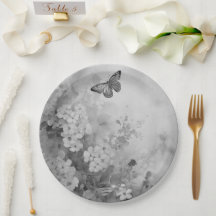 Papillon noir et blanc