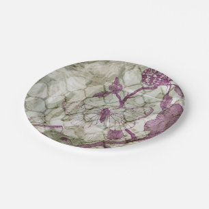 Assiettes En Carton Papillons arabes IV