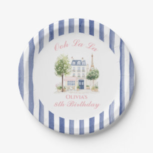 Assiettes En Carton Paris Anniversaire Café Parisien Tea Party