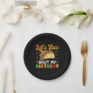 Assiettes En Carton Parlons Taco De Mon Anniversaire Cinco De Mayo Fêt