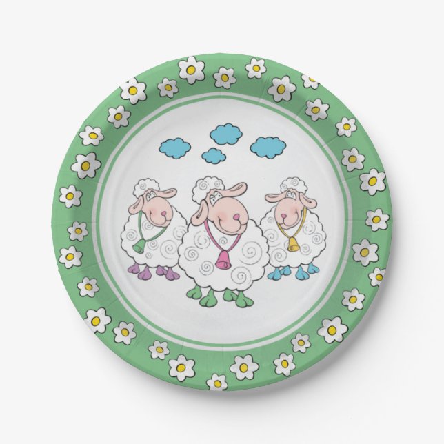 Assiettes En Carton Parti (Devant)