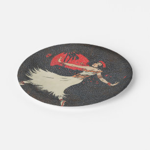 Assiettes En Carton Partie vintage hawaïenne tropicale du danseur