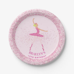 Assiettes En Carton Parties scintillant Ballerina Confetti Conception 