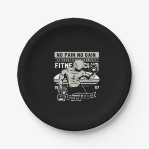 Assiettes En Carton pas de douleur pas de gain club de fitness