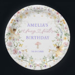 Assiettes En Carton Pastel Fleur sauvage Fairy Premier Anniversaire Fê<br><div class="desc">Cet élégant design présente des fées magiques et des fleurs sauvages pastel pastel doux mélangés à des feuillages verdoyants. Personnalisez les autocollants avec vos détails. Si vous souhaitez réorganiser davantage le style et l'emplacement du texte,  veuillez appuyer sur le bouton "Cliquez pour customiser plus loin".</div>