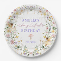 Pastel Fleur sauvage Fairy Premier Anniversaire Fê
