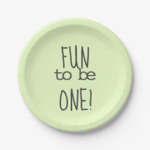 Pastel Green Amusement Être Un Premier Anniversair