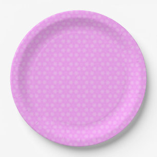 Assiettes En Carton Pastel Lilac Purple White Star Motif répétitif