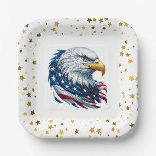 Assiettes En Carton Patriotique