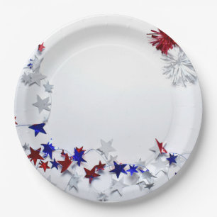 Assiettes En Carton Patriotique