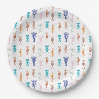 Assiettes En Carton Patron d'anniversaire des personnages Slumberkins