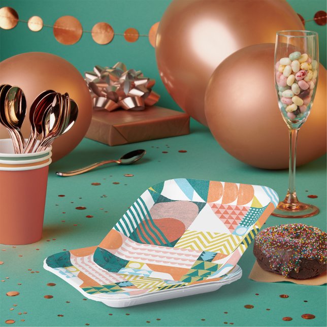 Assiettes En Carton Patters de Shape (Créateur téléchargé)