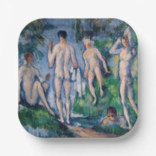 Assiettes En Carton Paul Cezanne - Groupe de Baigneurs