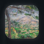 Assiettes En Carton Paul Cezanne - Mont Sainte-Victoire et Grand Pin<br><div class="desc">Mont Sainte-Victoire avec grand pin / Montagne Sainte-Victoire - Paul Cezanne,  Huile sur toile,  1885-1887</div>
