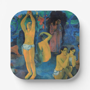 Assiettes En Carton Paul Gauguin - D'où venons-nous ?