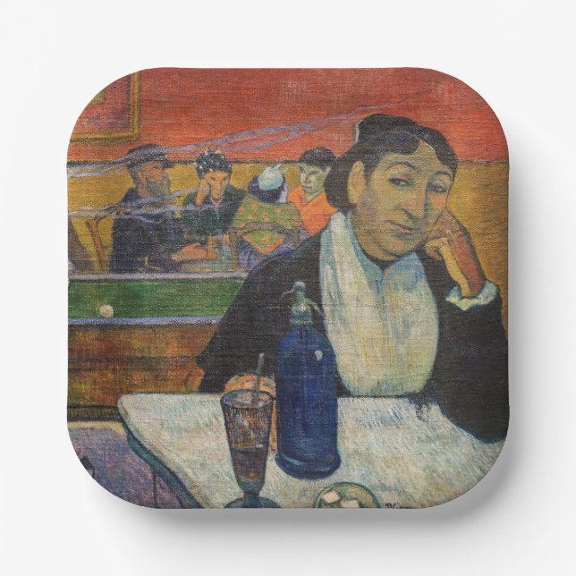 Assiettes En Carton Paul Gauguin - Le Night Café, Arles (Recto)