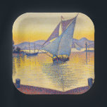 Assiettes En Carton Paul Signac - Le Port au coucher du soleil, Opus 2<br><div class="desc">Le Port au coucher du soleil,  Opus 236 (Saint-Tropez) / Le Port au soleil couchant,  Opus 236 (Saint-Tropez) - Paul Signac,  Huile sur toile,  1892</div>